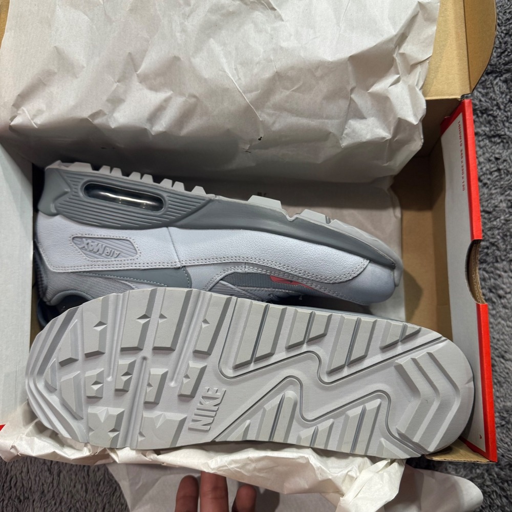 Nike Air Max 90 Surplus Wolf Grey Cool Grey Pink Salt DC9389-001 Mens 11.5 - Picture 3 of 4
